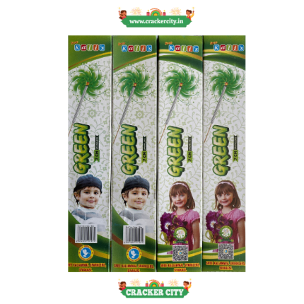 7CM  Green Sparklers